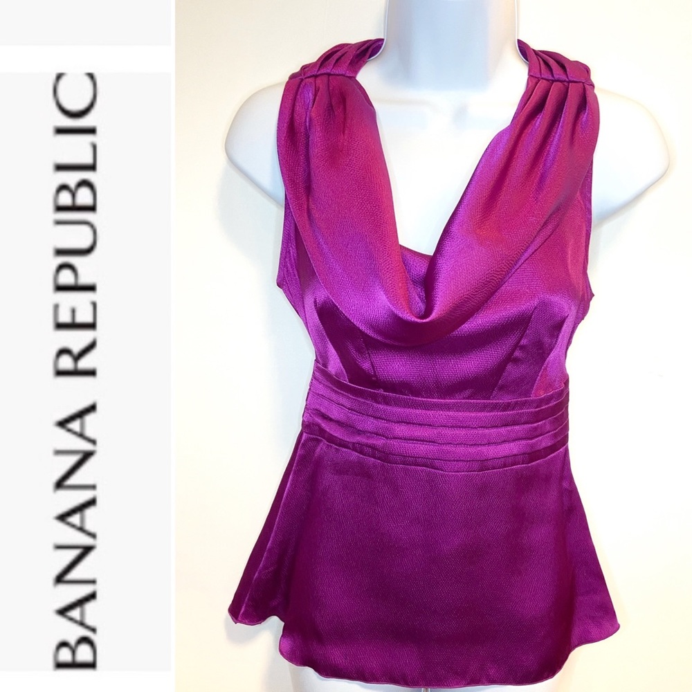 Banana Republic Jewel Tone Shirt Size 00Petite